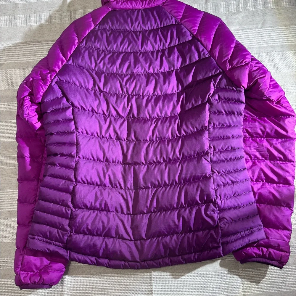 Eddie Bauer Purple Puffer Jacket - Picture 2 of 7